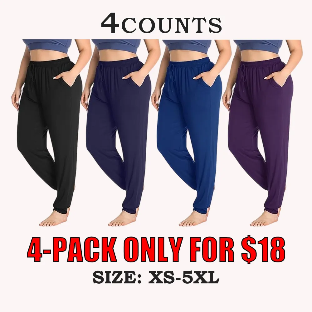 🔥Women's Plus Size Casual Lounge Comfy Relaxed Joggers Pants
