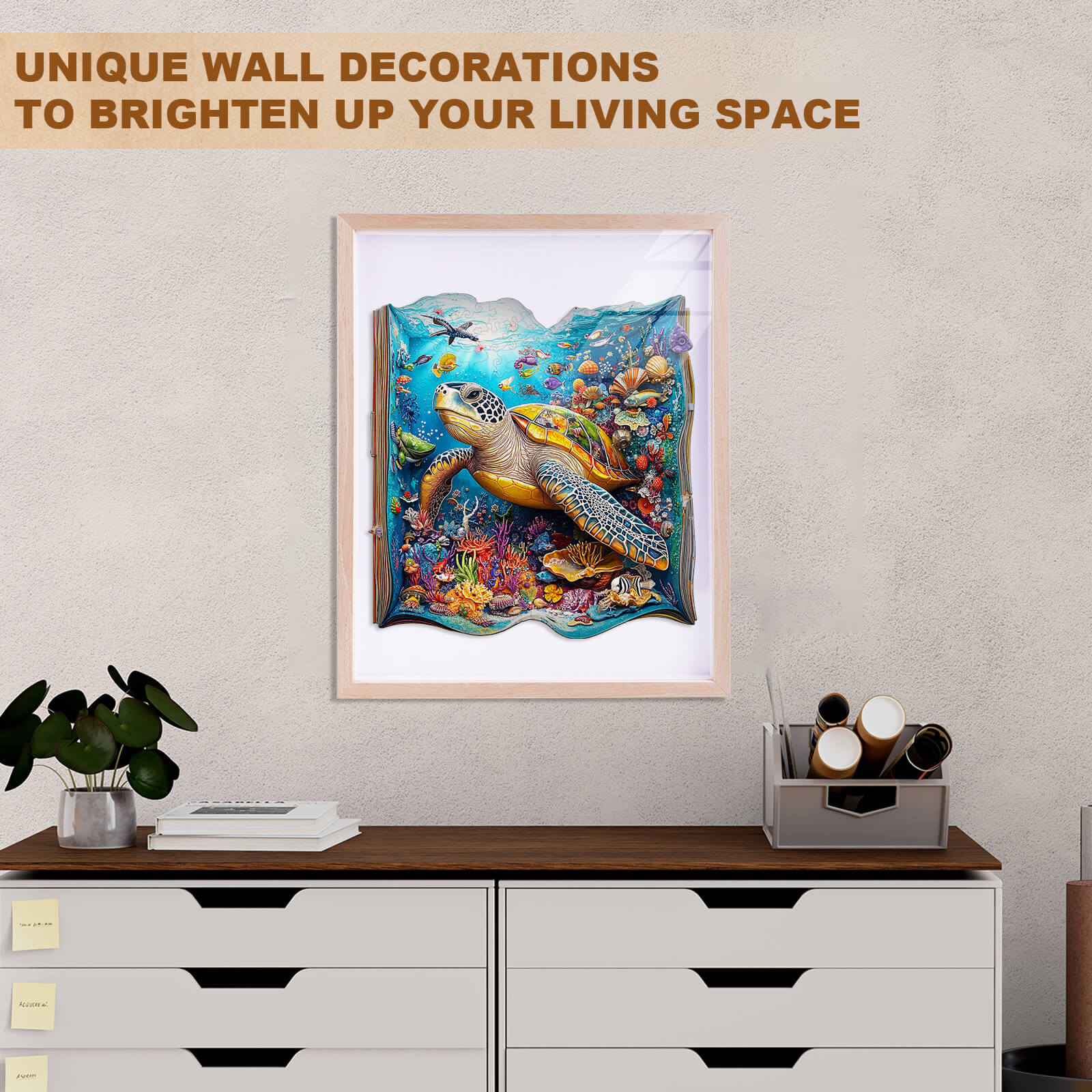 Turtle Story Wooden Jigsaw Puzzle