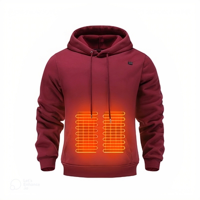 Smart Heated Hoodie! 🧥🔥 5 Heat Zones, Adjustable Temp u0026 Ultra-Comfort! ❄️