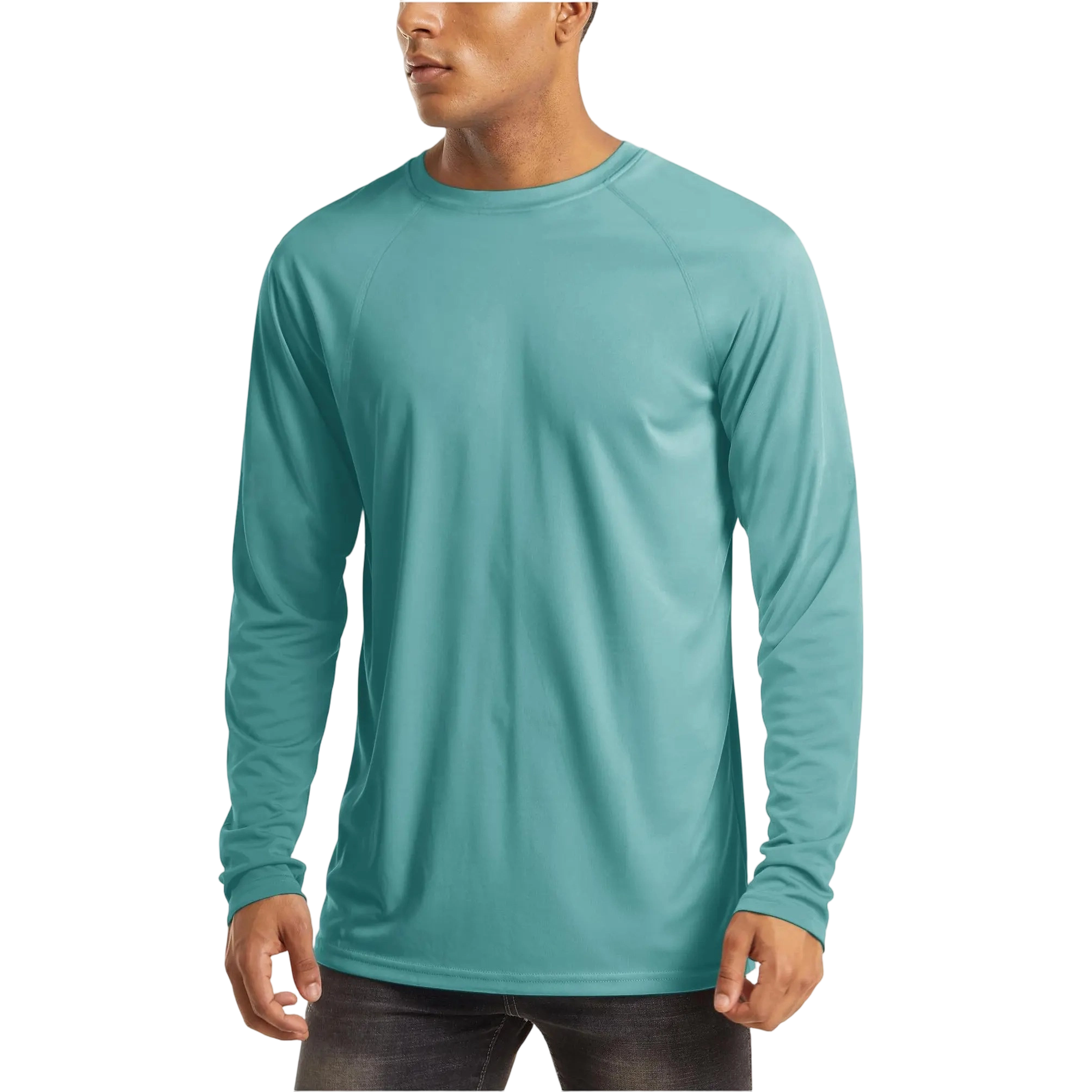 Men's UPF 50+ Long Sleeve Quick Dry Rash Guard Shirt