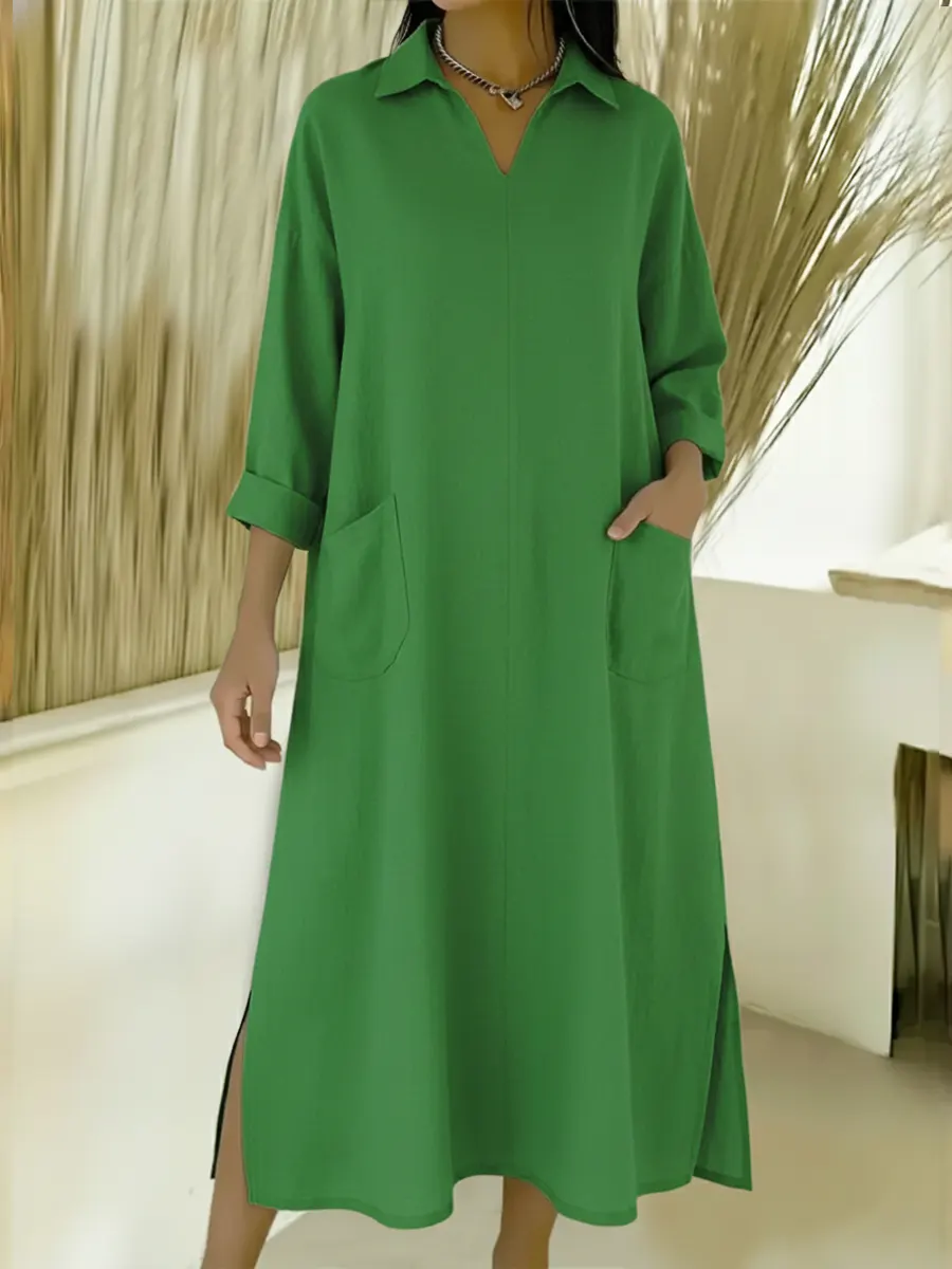 Women's Loose-fitting Denim Cotton Dress