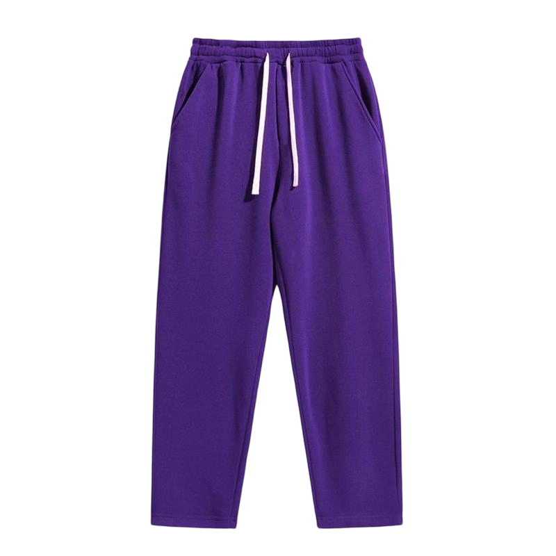 Men's Solid Fashion Sweatpants, Versatile Year-Round Wear