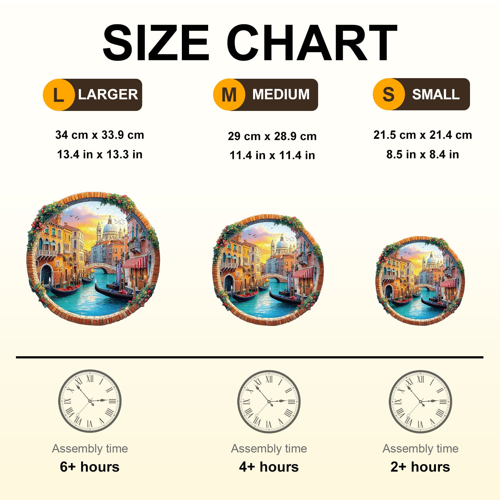 Venice Water City Wooden Jigsaw Puzzle