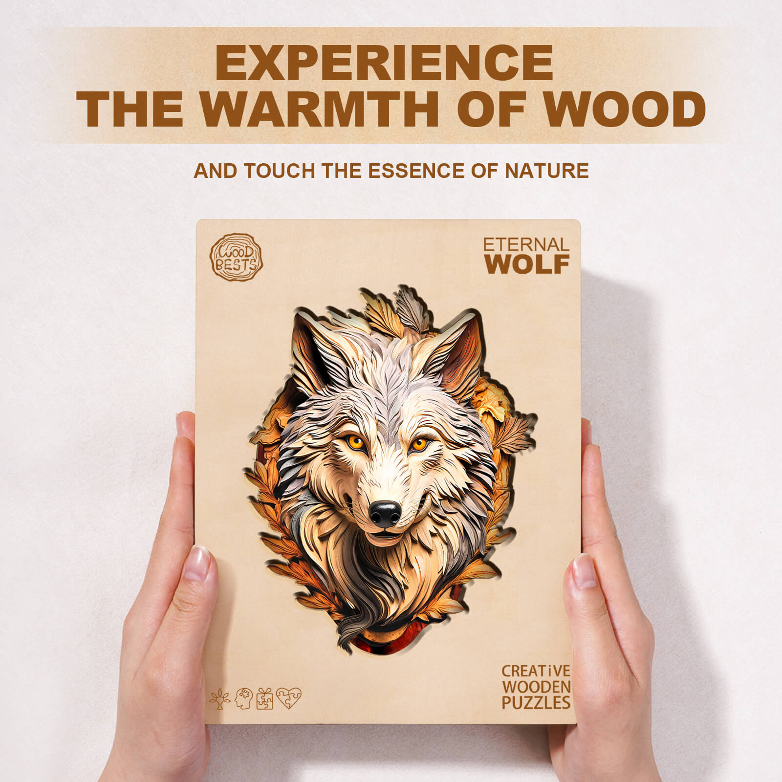 Eternal Wolf Wooden Jigsaw Puzzle