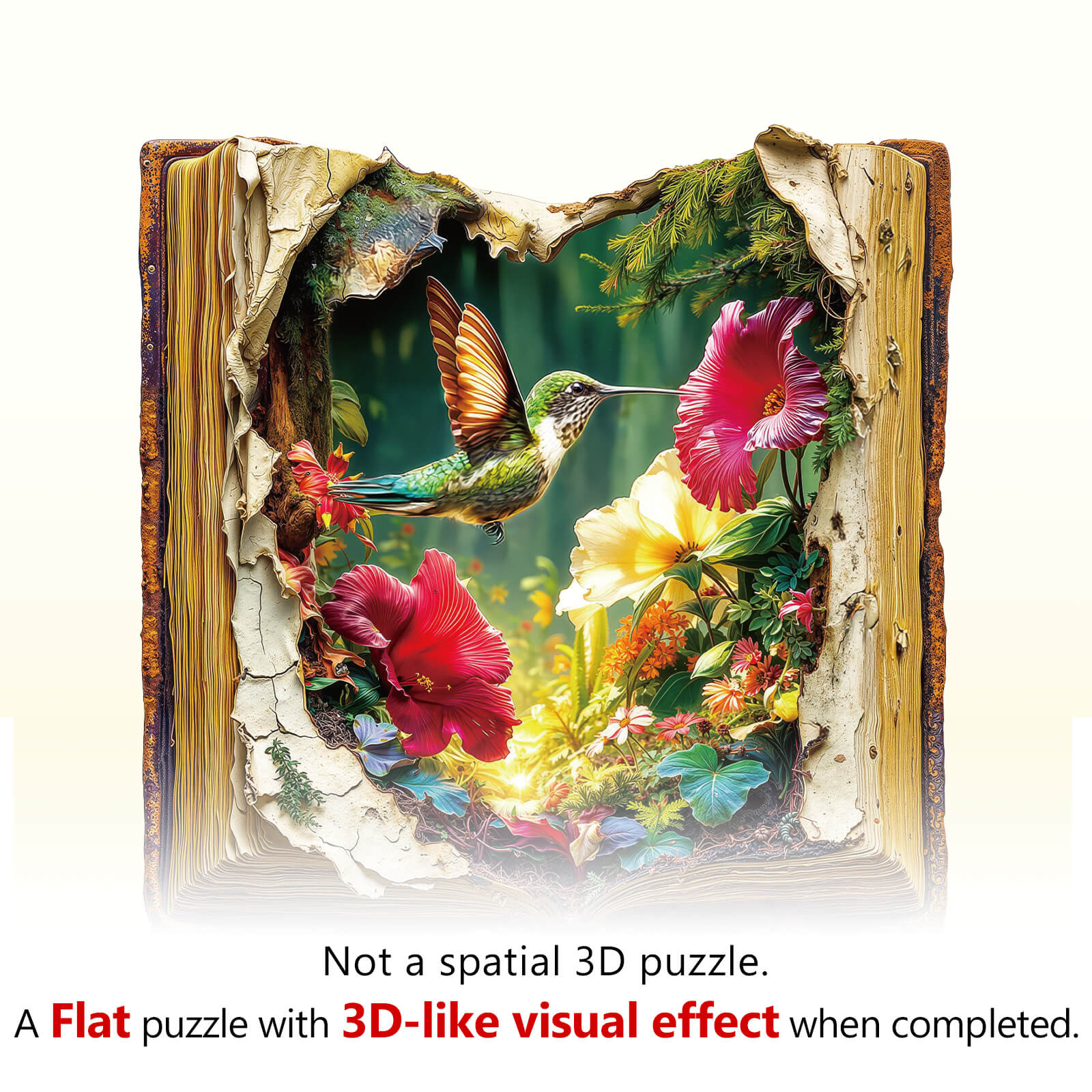 Whispering Wings Wooden Jigsaw Puzzle
