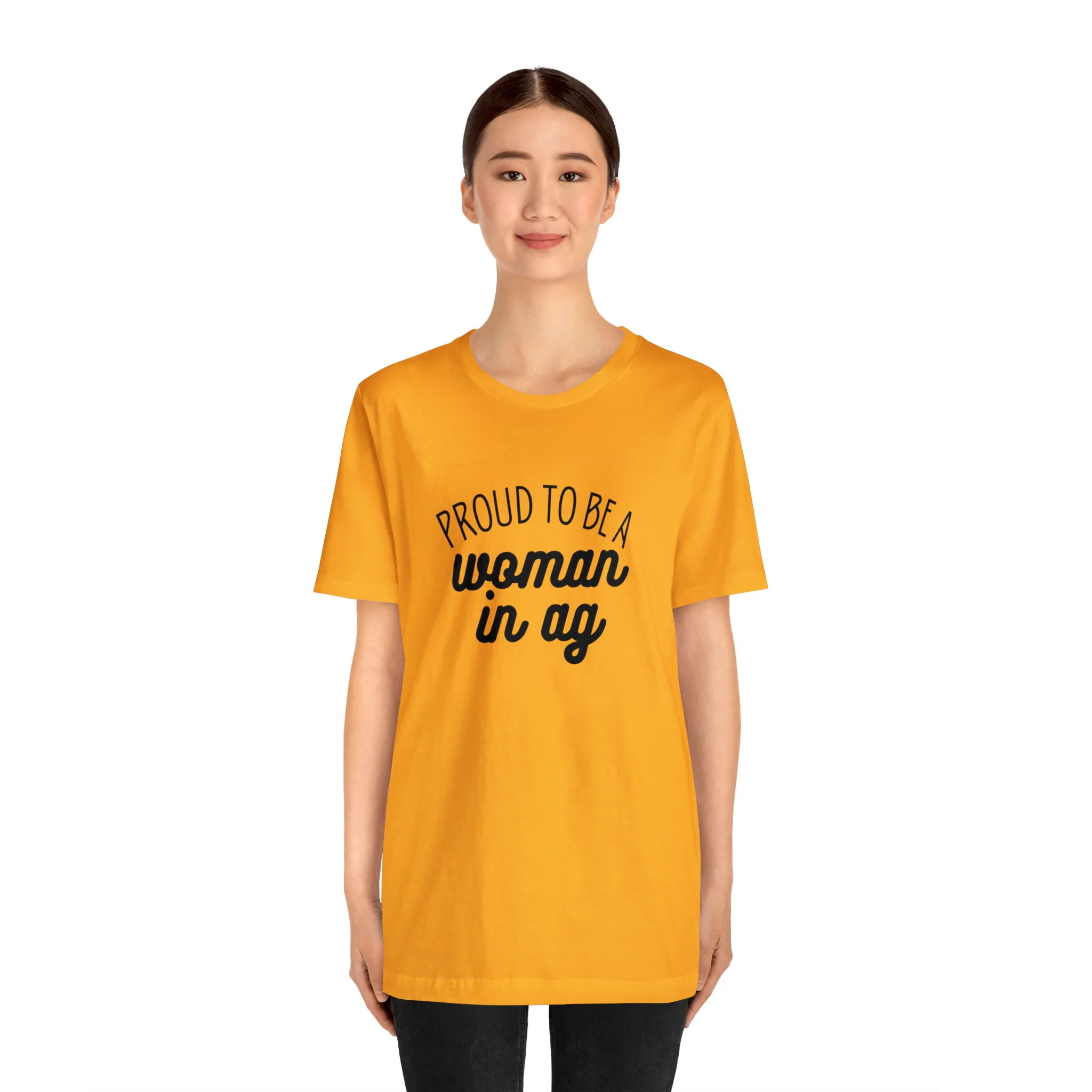 Woman in Ag Unisex Jersey Short Sleeve Tee