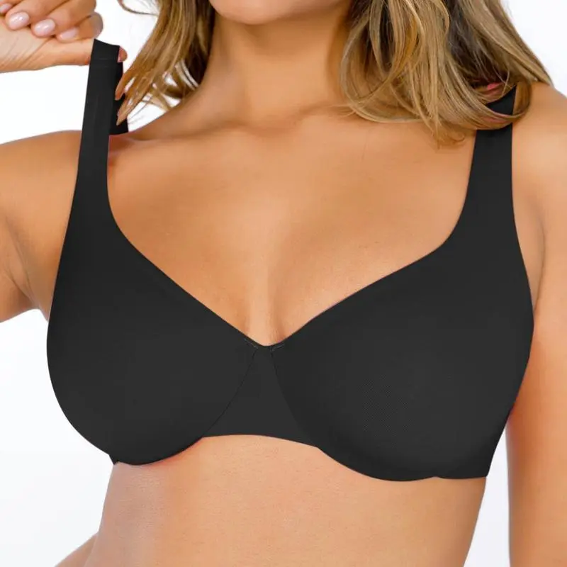 Underwire Adjustable Deep V-neck Bra
