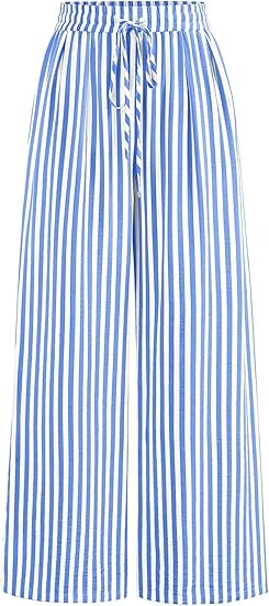 🔥Women’s Striped Palazzo Trousers