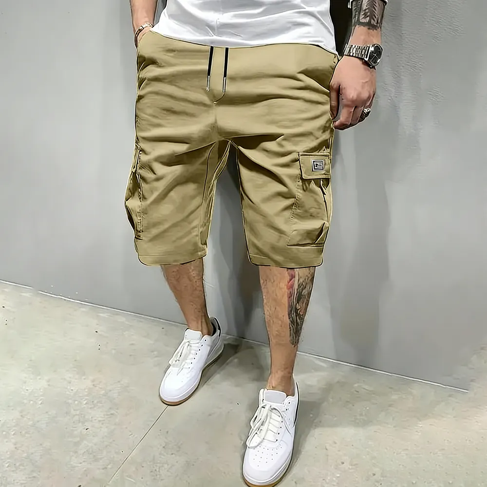 「🛒90%OFF only today」Men's Pockets Drawstring Cargo Shorts