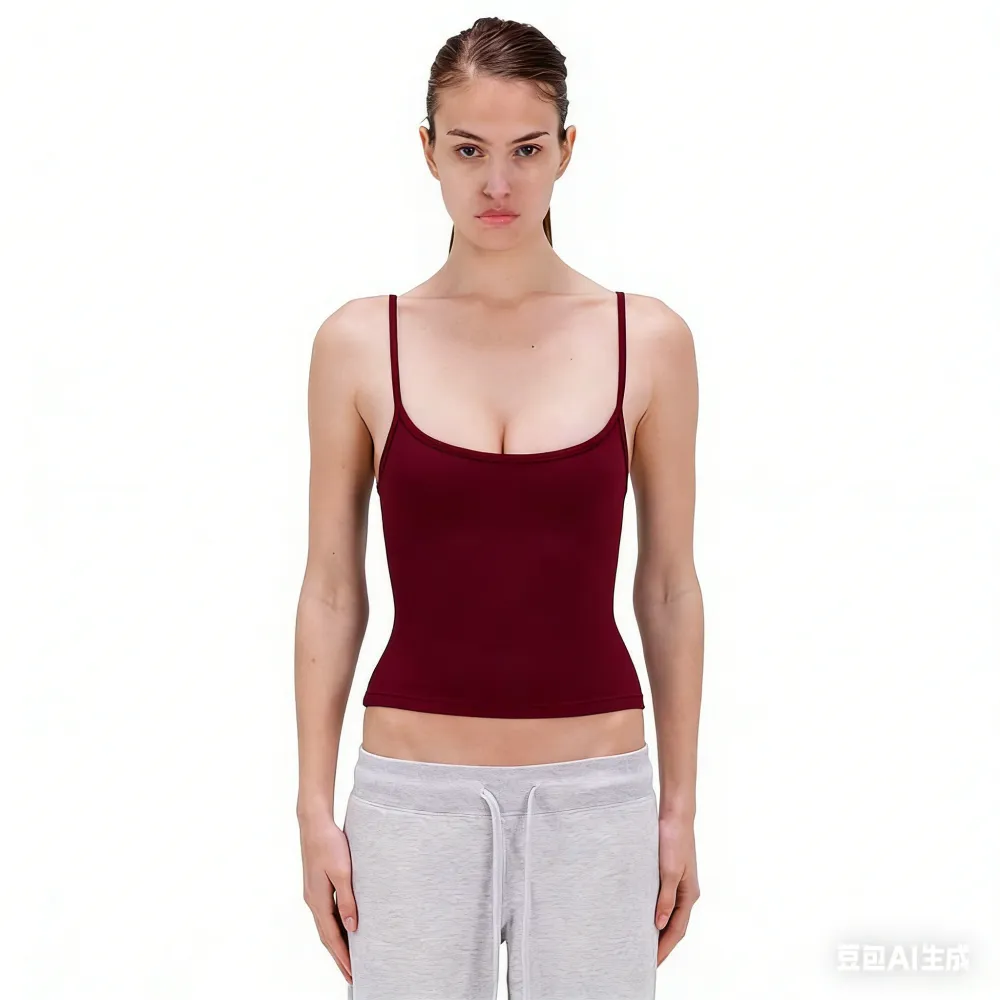 Sculpting Sueded Cropped Tank Top