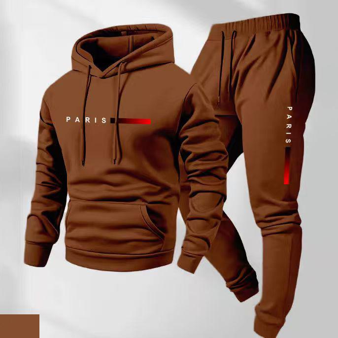 Men’s Hoodie & Sweatpants Set – Casual Tracksuit for Fall & Winter