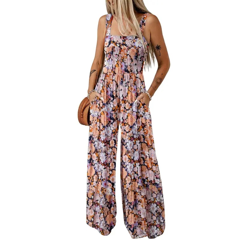 Women's Casual Loose Overalls Jumpsuits