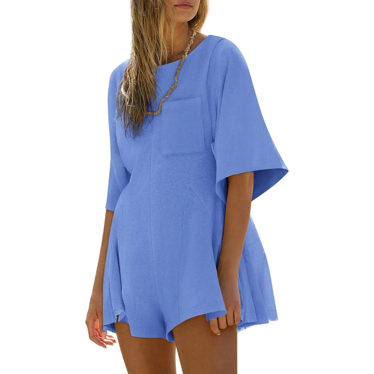 👖👖👖Women's Casual Short Sleeve Romper