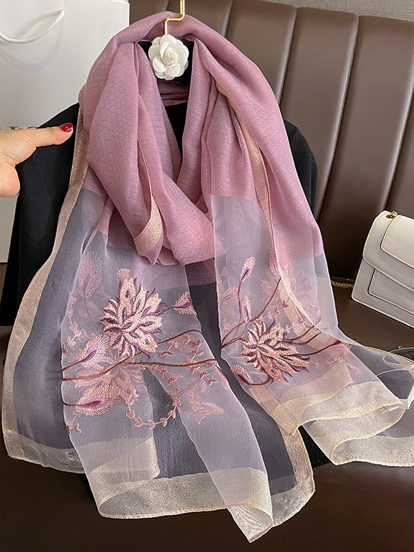 Embroidered Leisure Fashion Shawl&Scarf