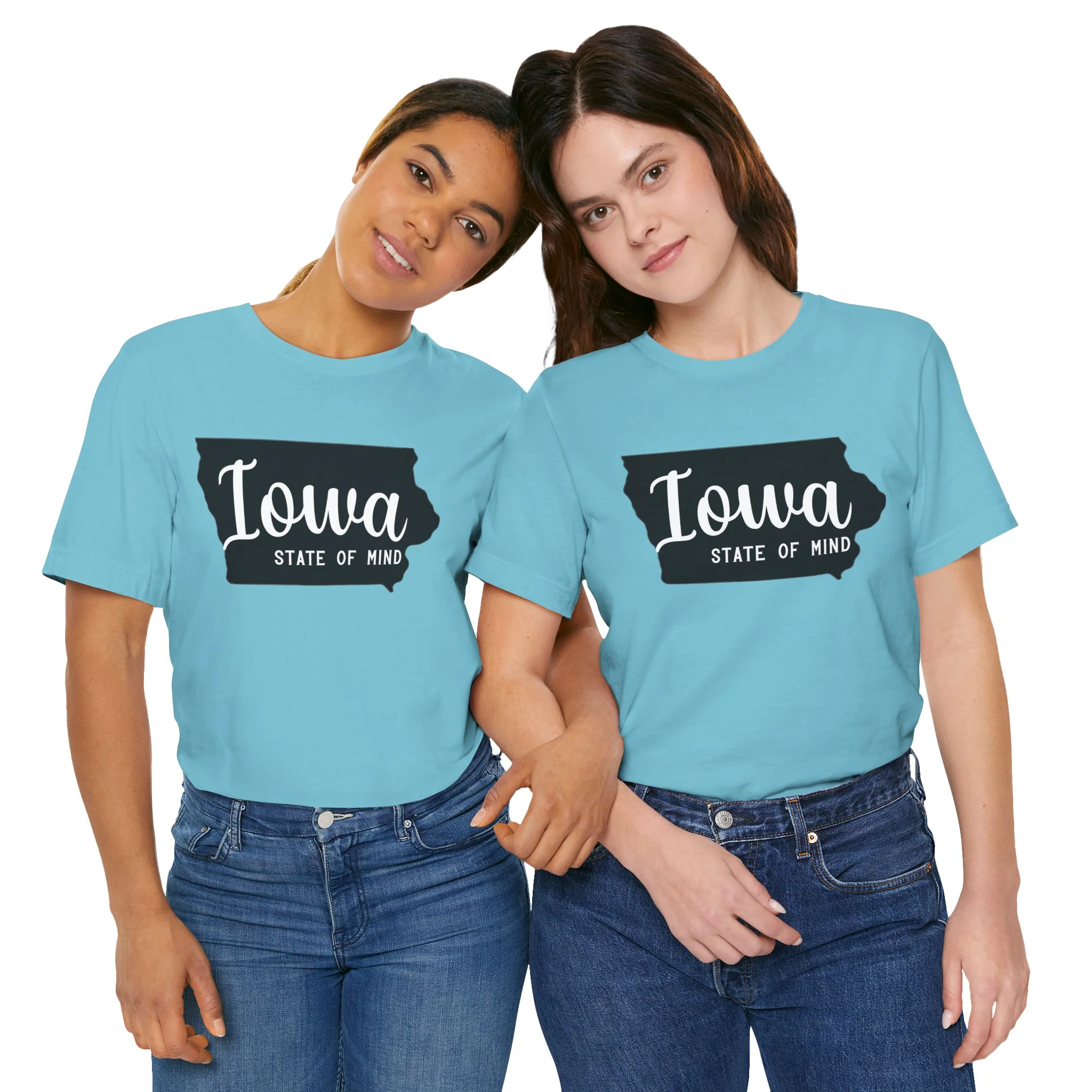 Iowa State of Mind Bella Canvas Jersey Short Sleeve Tee - Multiple Colors