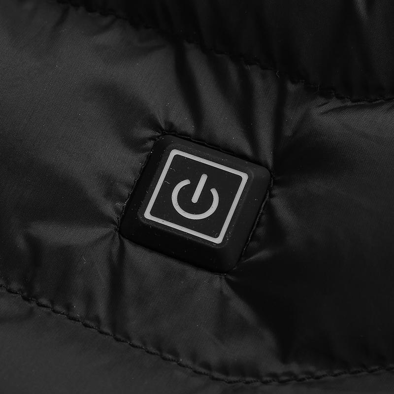 Men’s Heated Waterproof Vest – 9 Heating Zones, Full-Zip Winter Outdoor Vest