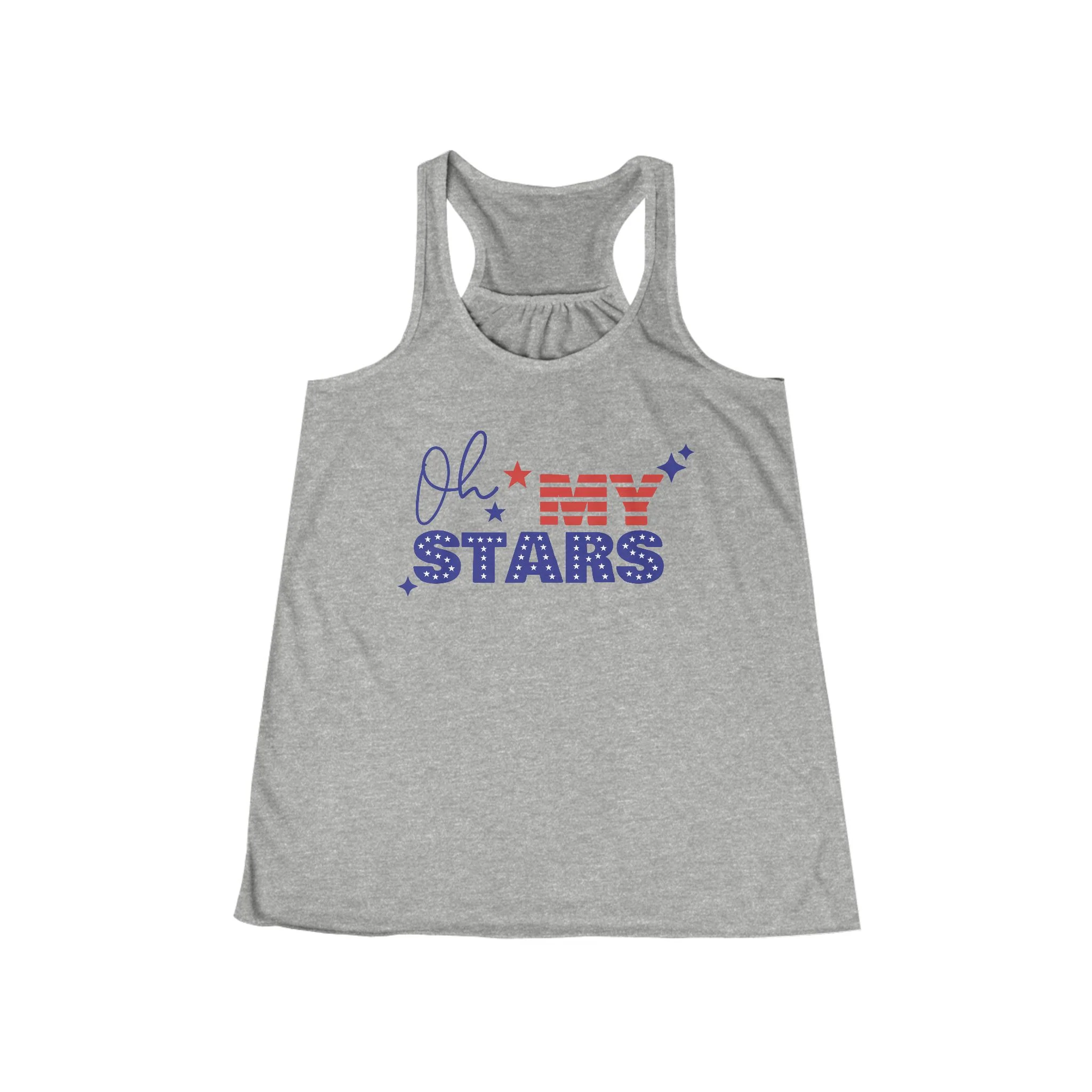 Oh My Stars Bella Canvas Women's Flowy Racerback Tank