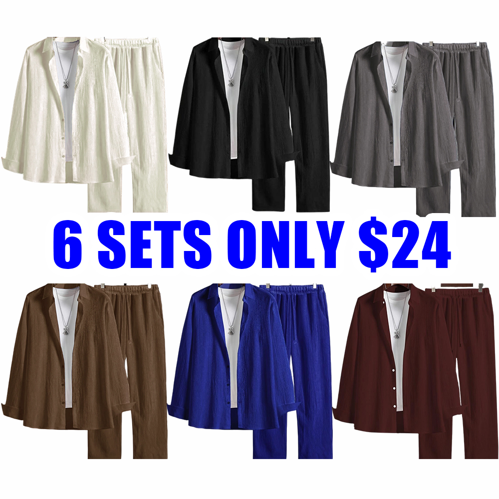 Plus Size Men’s Casual Sport Suit