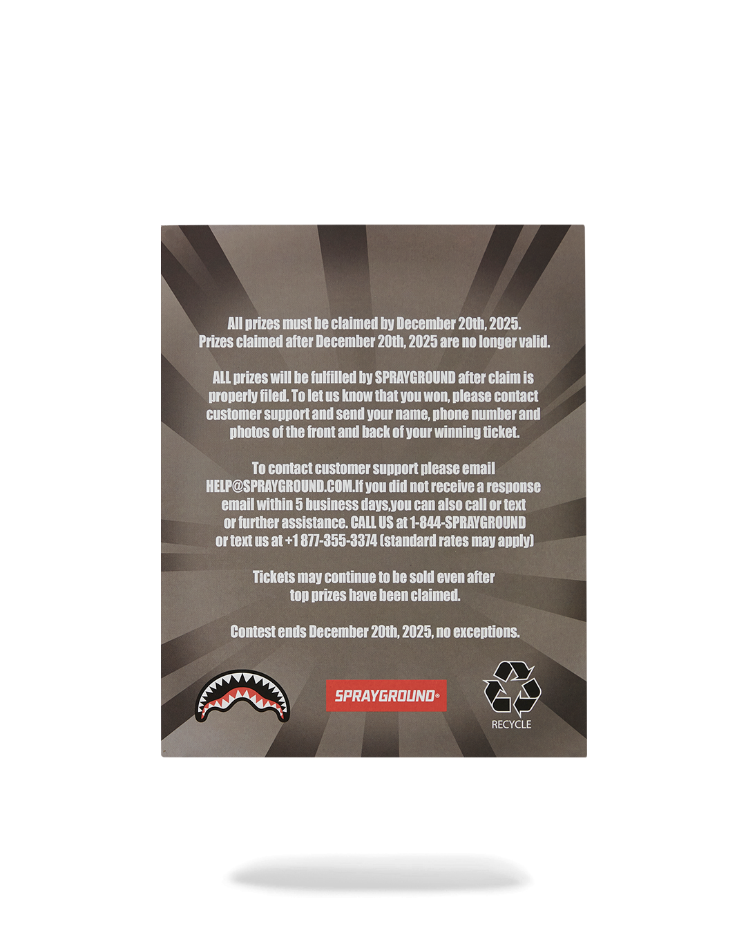 BIG MONEY BIG MONEY BACKPACK (COMES WITH SCRATCH OFF PLAYING CARD)