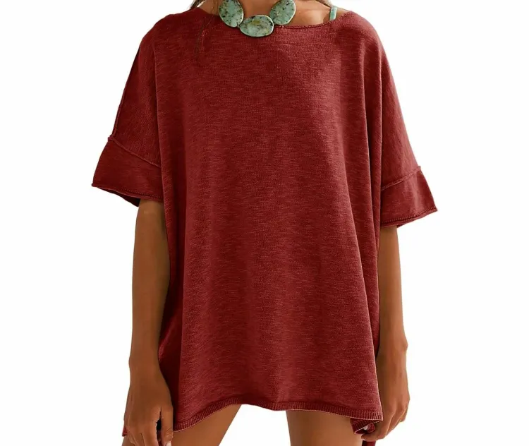 💖 Women's Oversized Summer Tee – Effortlessly Chic, Comfortably Cool 💖