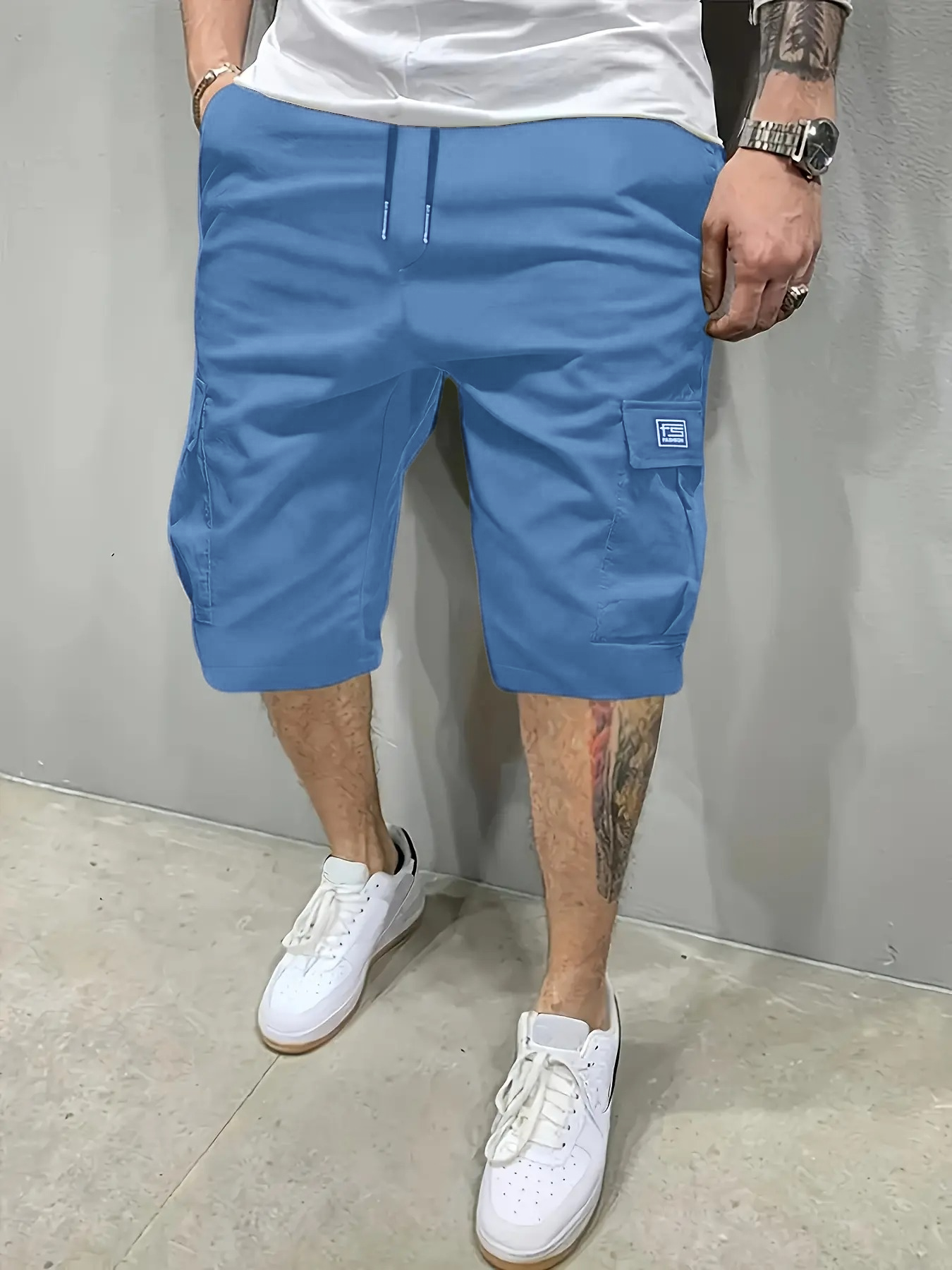 🩳 Men's Casual Summer Shorts – Slanted Pocket Everyday Comfort