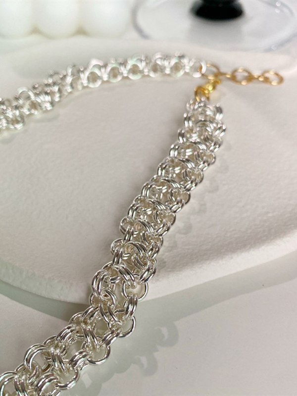 Contrast Color Classic Necklaces Accessories