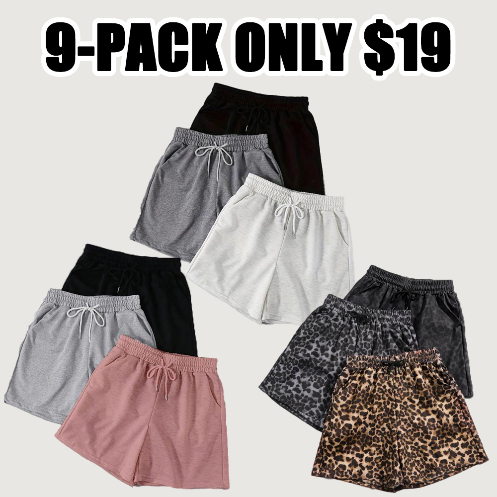 Women’s Plus Size Solid Drawstring Waist Shorts – Lightweight Casual Shorts for Running, Gym, Yoga & Everyday Comfort