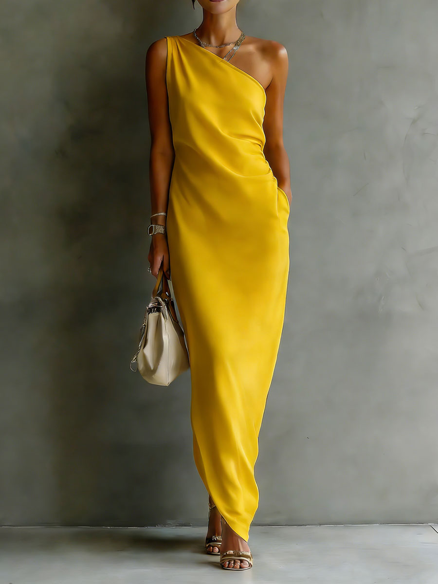 Women's Casual Off-the-shoulder Dress