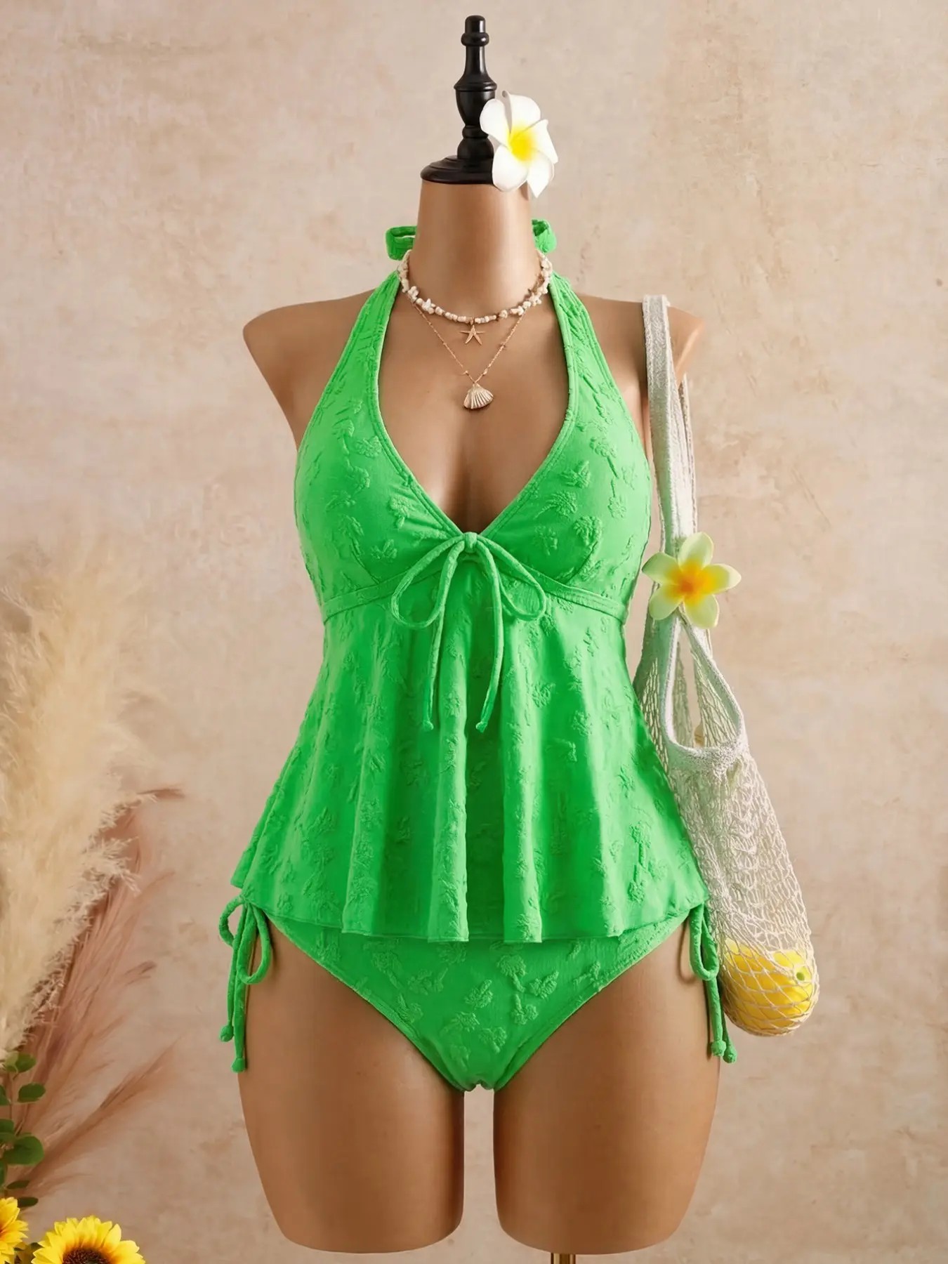 Women's Fashion Tankini Swimsuit, Stylish Two-Piece Swimwear