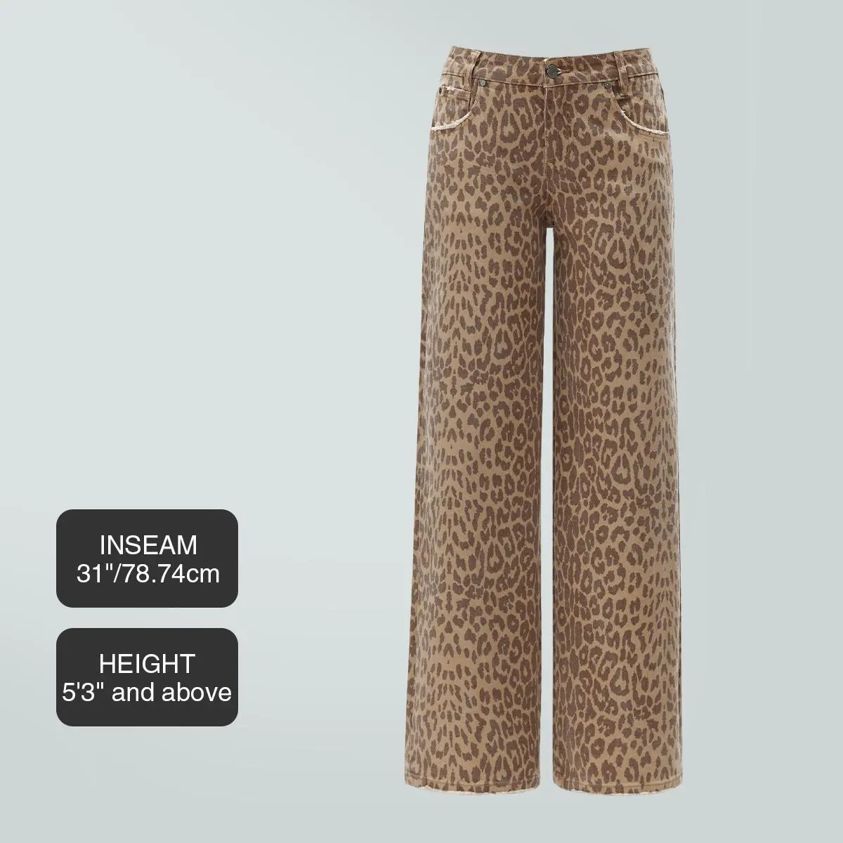 Mid-low Rise Baggy Jeans