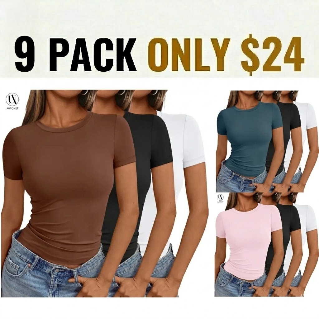 Womens 6/9/15 Piece Short Sleeve Shirts
