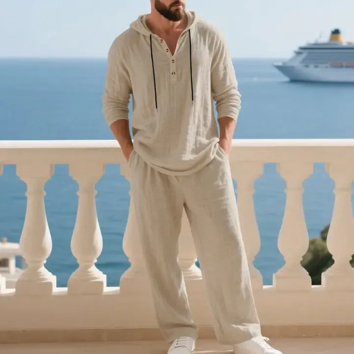 Men's Hoodie & Jogger Set Casual Loungewear 2-Piece Set