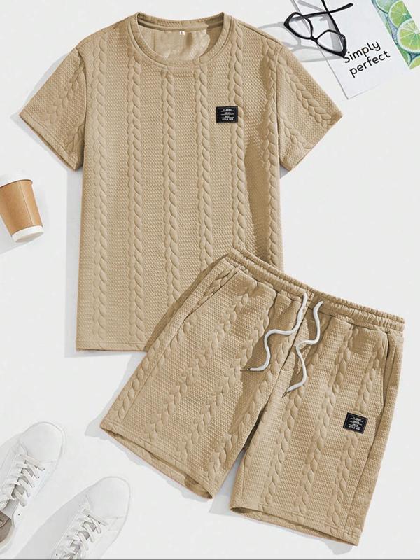🔥🔥Men’s Casual T-Shirt & Drawstring Shorts Set (Regular Fit)