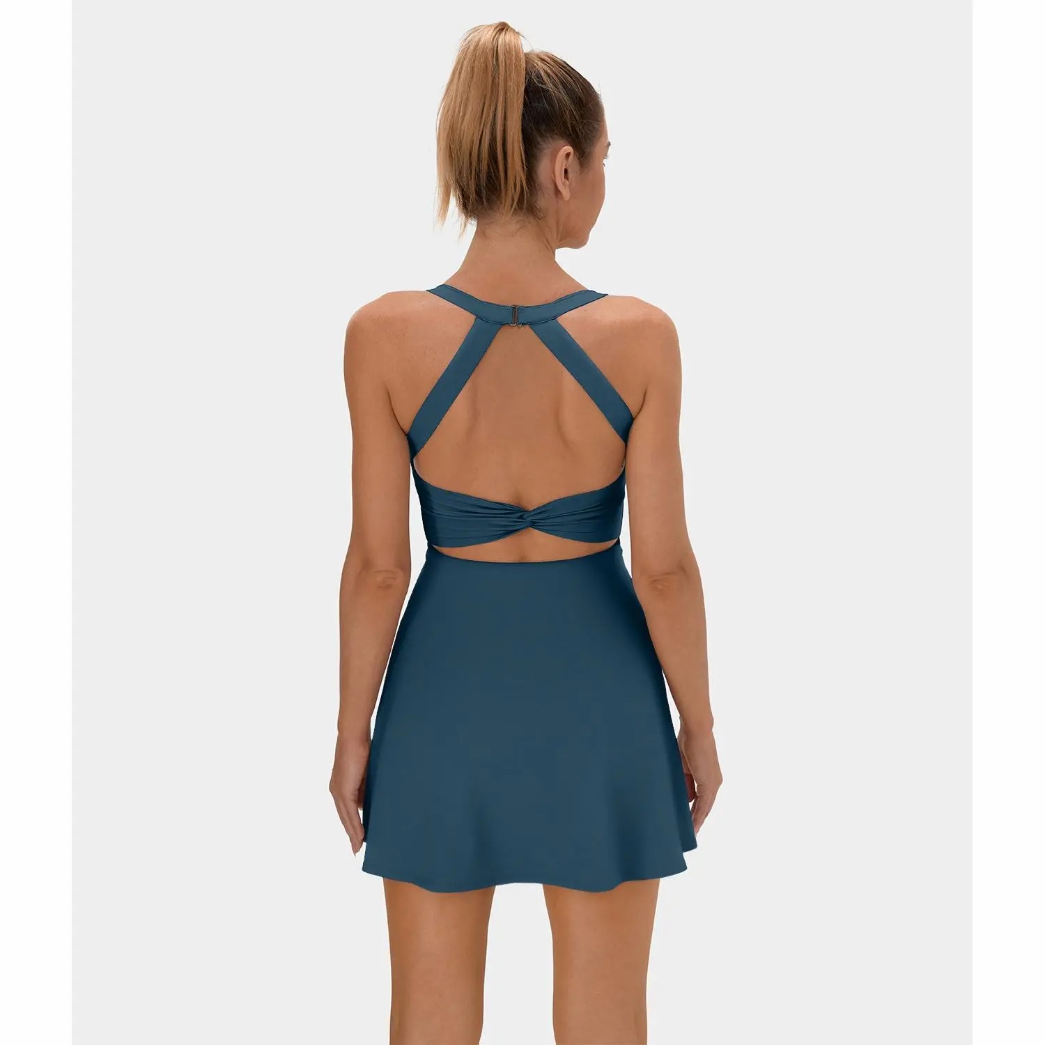 🔥Backless Sleeveless Criss Cross Active Spring Dresses for Women