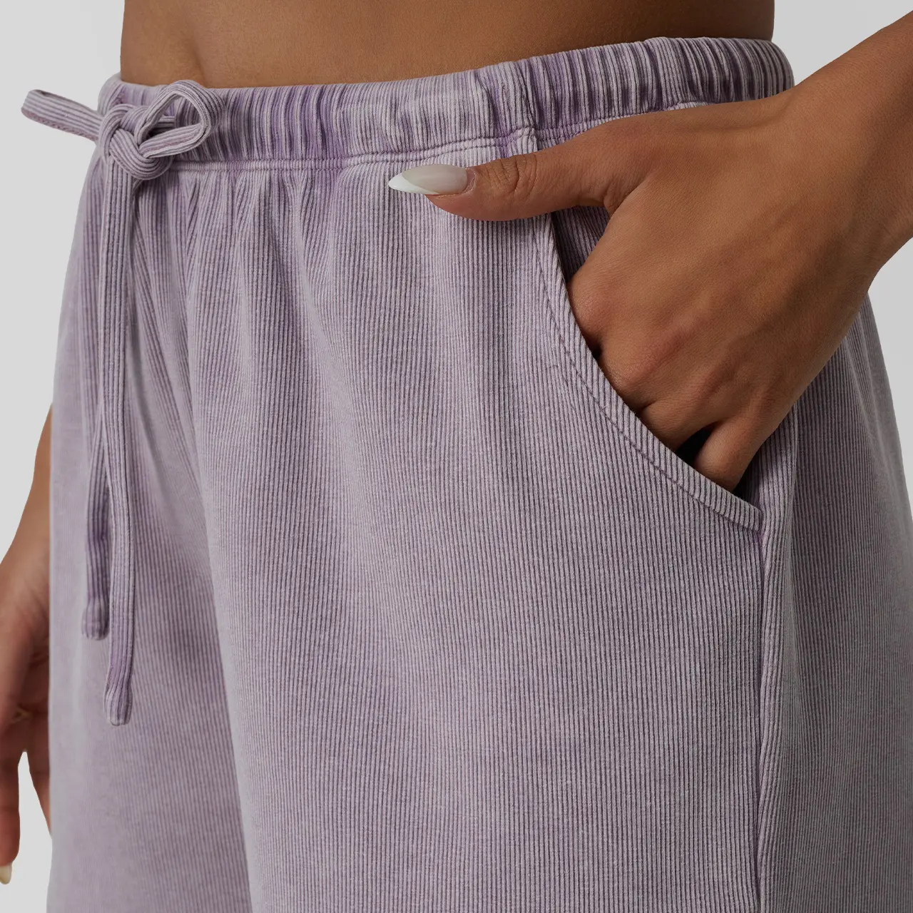 Women’s Acid Wash Tank & Shorts Lounge Set