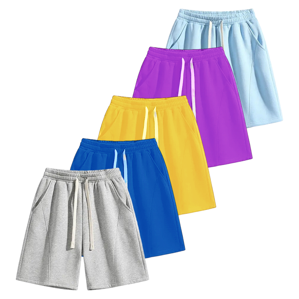 Solid Pocket Waist Shorts, Lightweight Breathable Shorts, Casual Breathable Comfortable Shorts for Running Gym Workout, Men's Bottoms for All Seasons