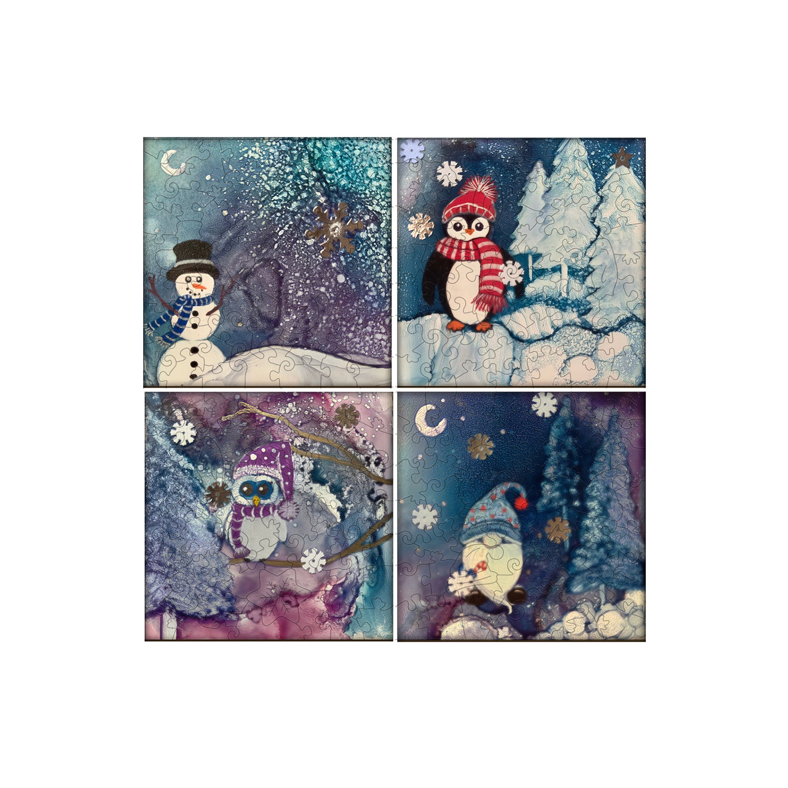 Frosty Friends- By Artist Amy Tieman