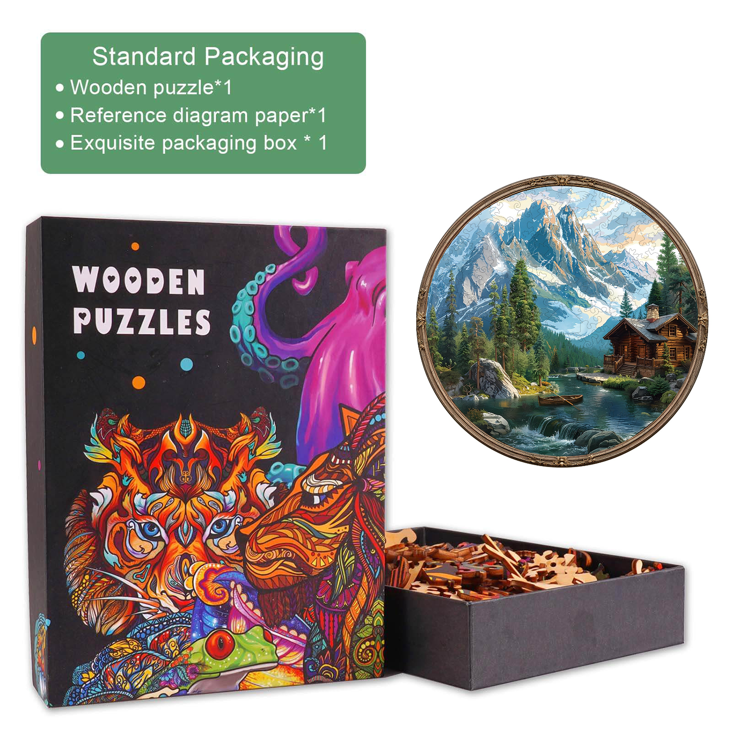 Lake House Wooden Jigsaw Puzzle