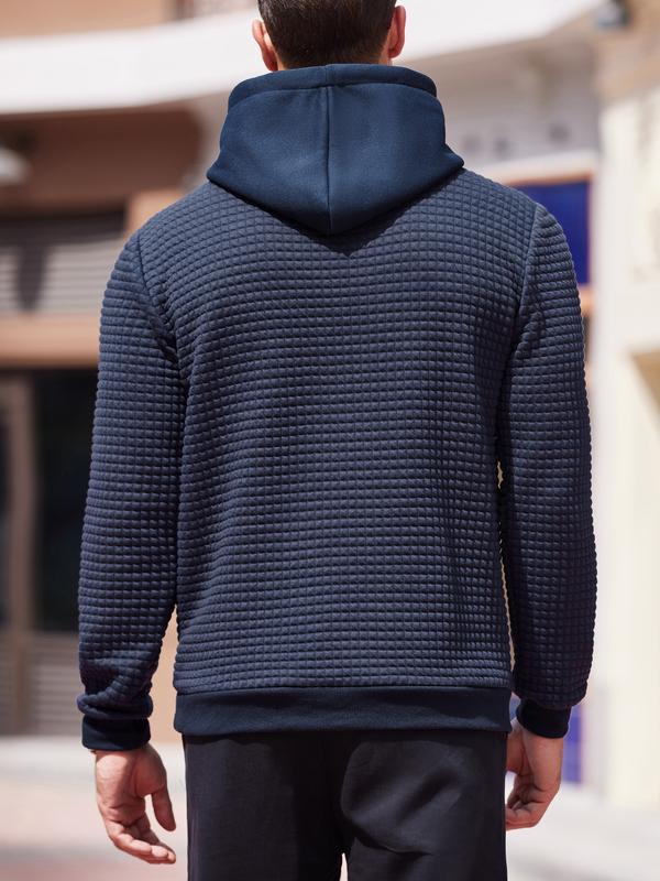 Men’s Athletic Pullover Hoodie with Kangaroo Pocket