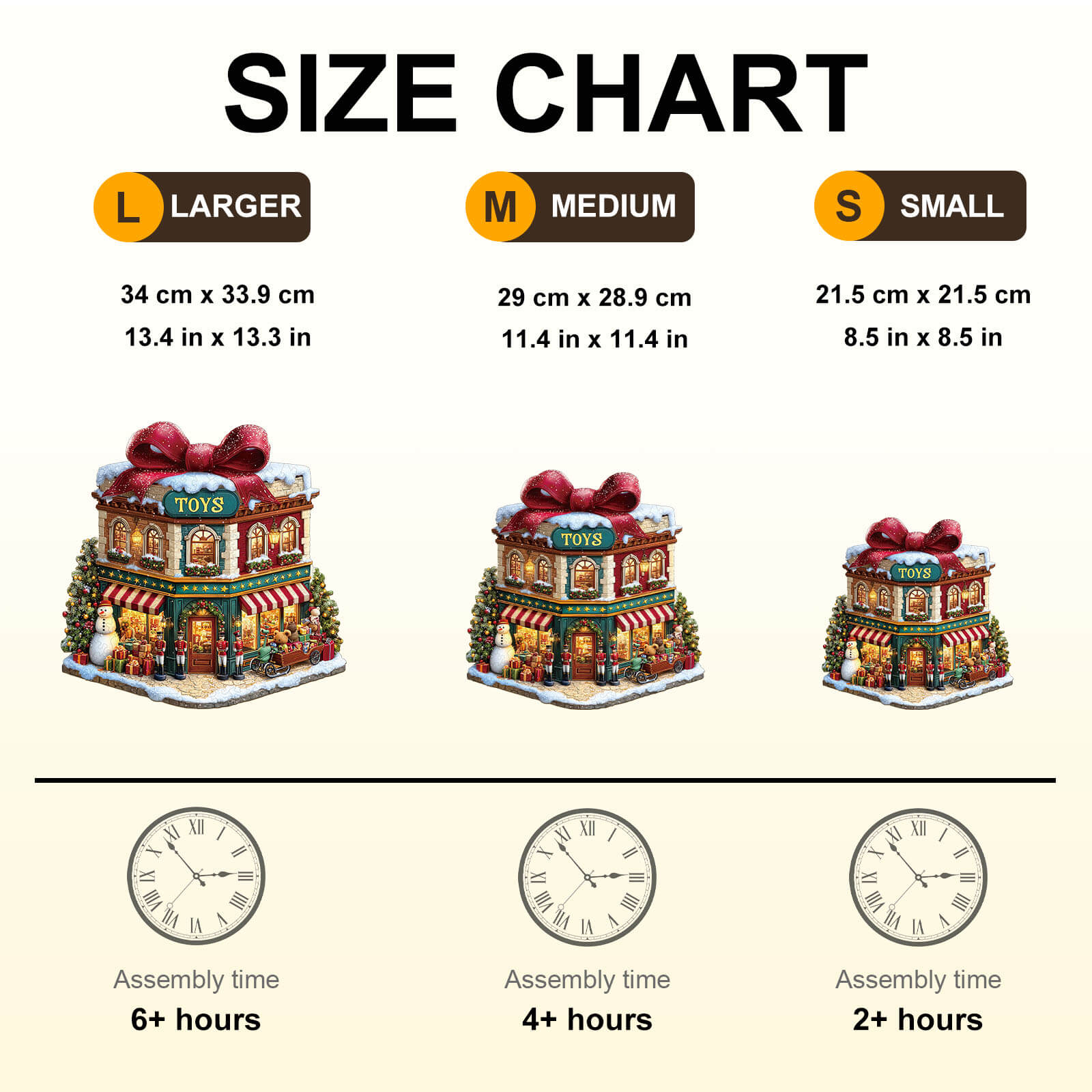 Christmas Toy Store Wooden Jigsaw Puzzle