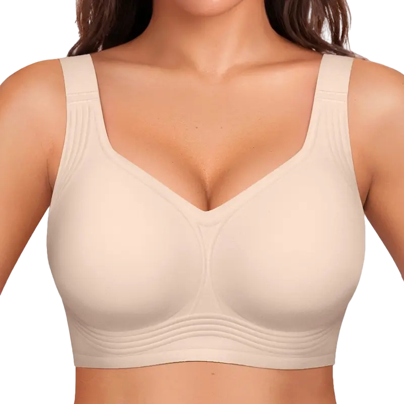 Women Jelly Wireless Womens Comfortable Wireless Bras Push Up Bralettes Seamless Tshirts Bras Deep V Everyday Bras