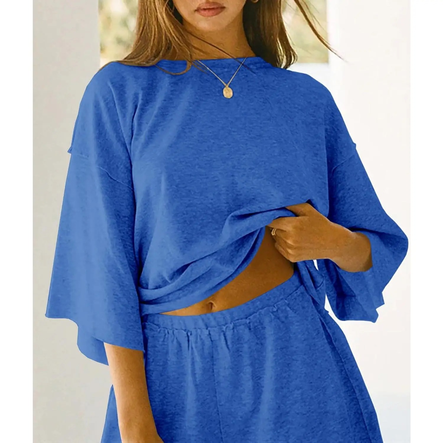 Women's 3/4 Sleeve Lounge Set