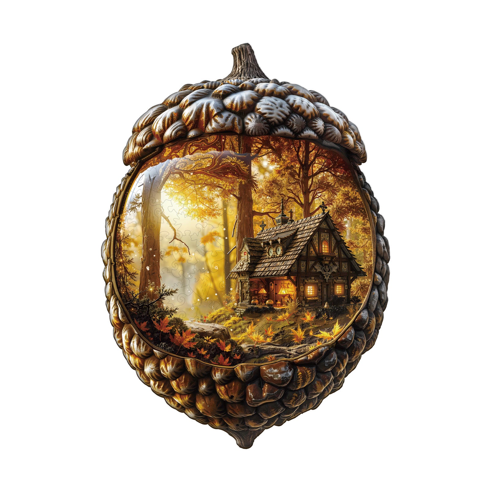 Forest secret realm Wooden Jigsaw Puzzle