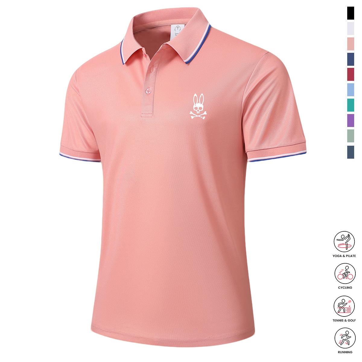 Men's Casual Short-Sleeve Polo Shirt