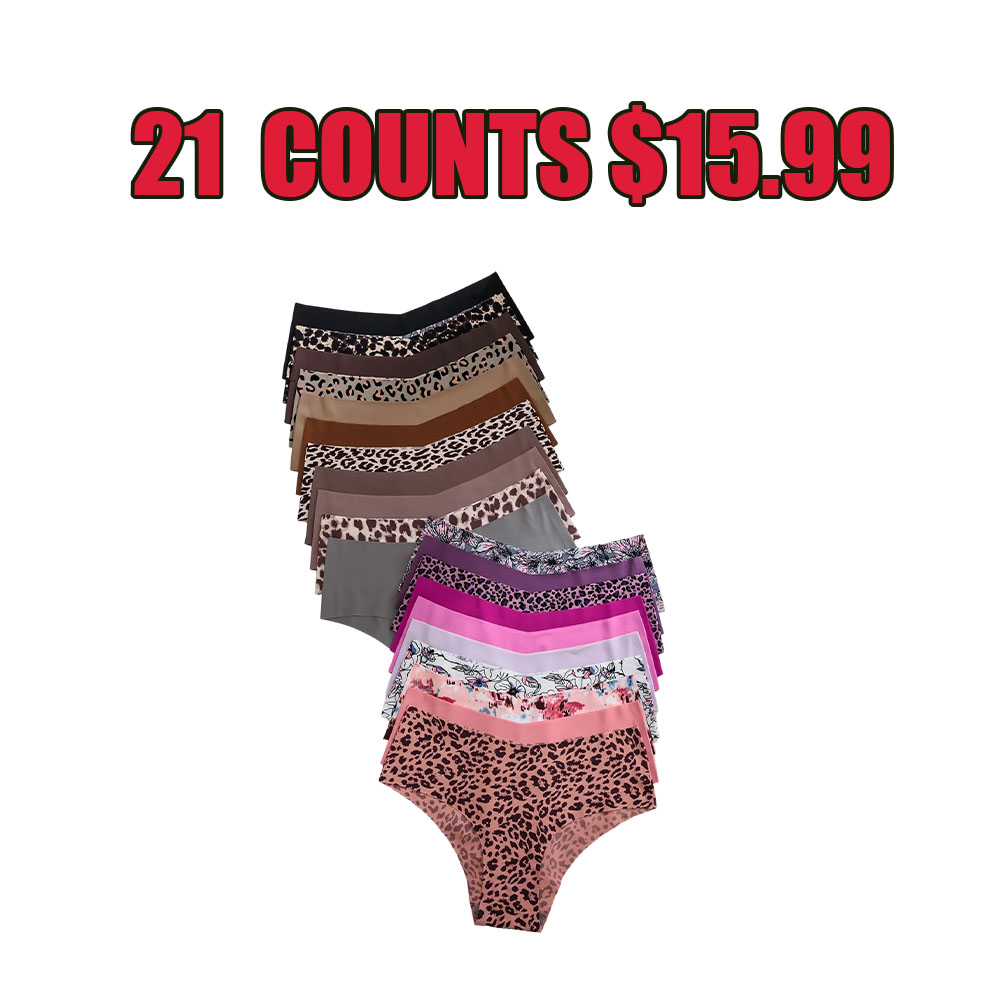 Women’s Seamless Comfort Briefs (Multi-Pack) – Soft, Breathable, Invisible Fit for Everyday Wear