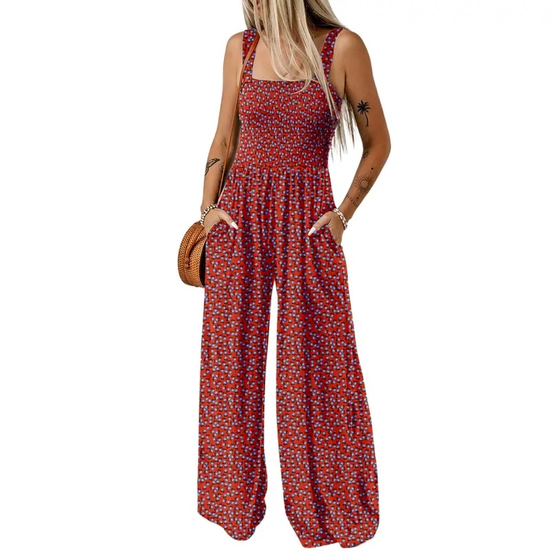Women's Casual Loose Overalls Jumpsuits