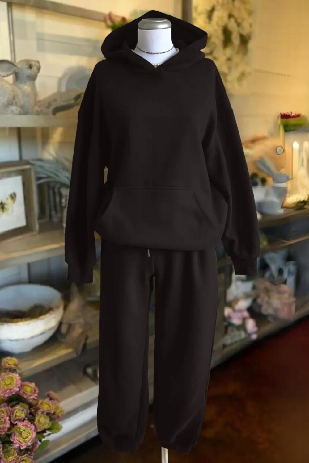 Versatile Hoodie Sweatsuit Set