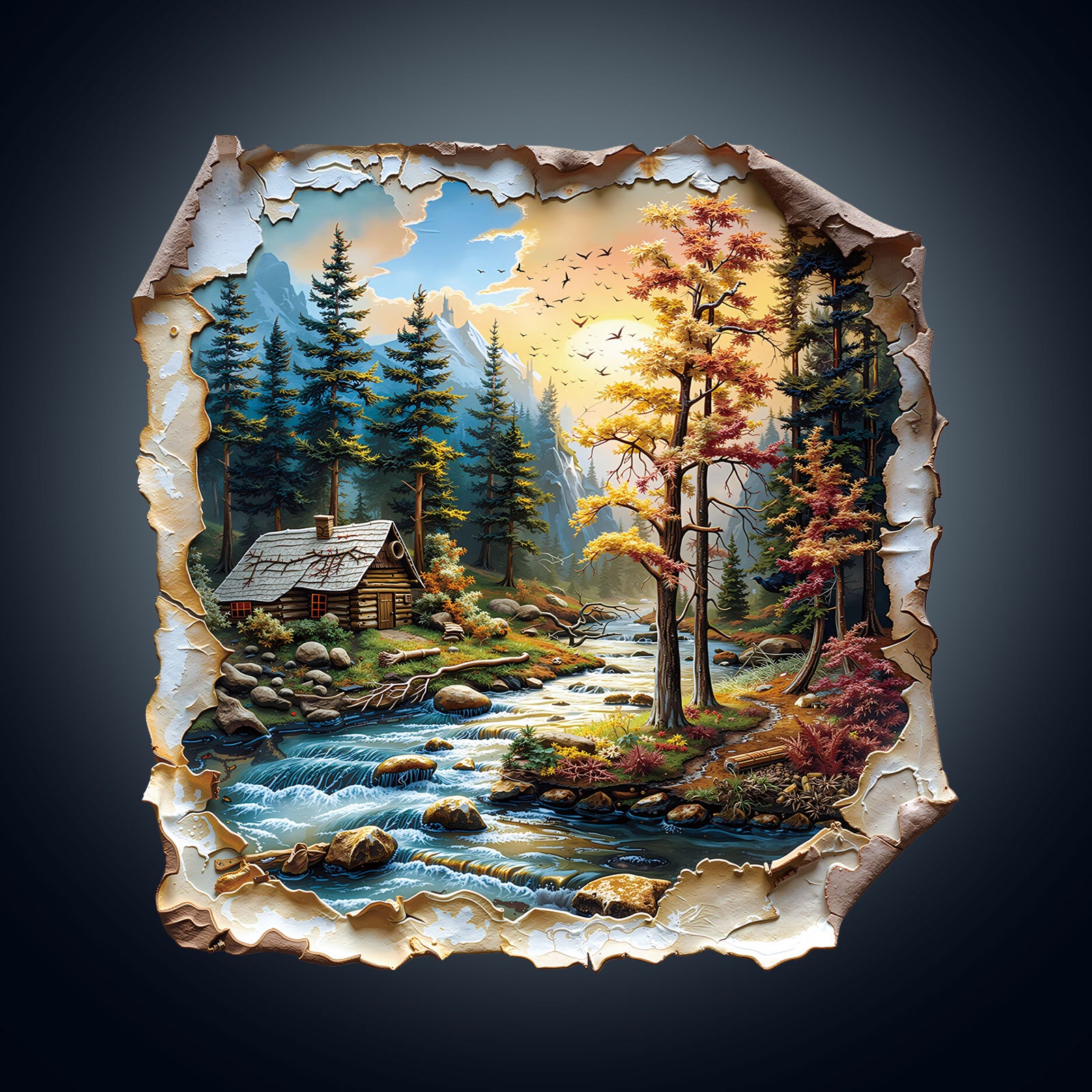 Autumn Dreamscape Wooden Jigsaw Puzzle