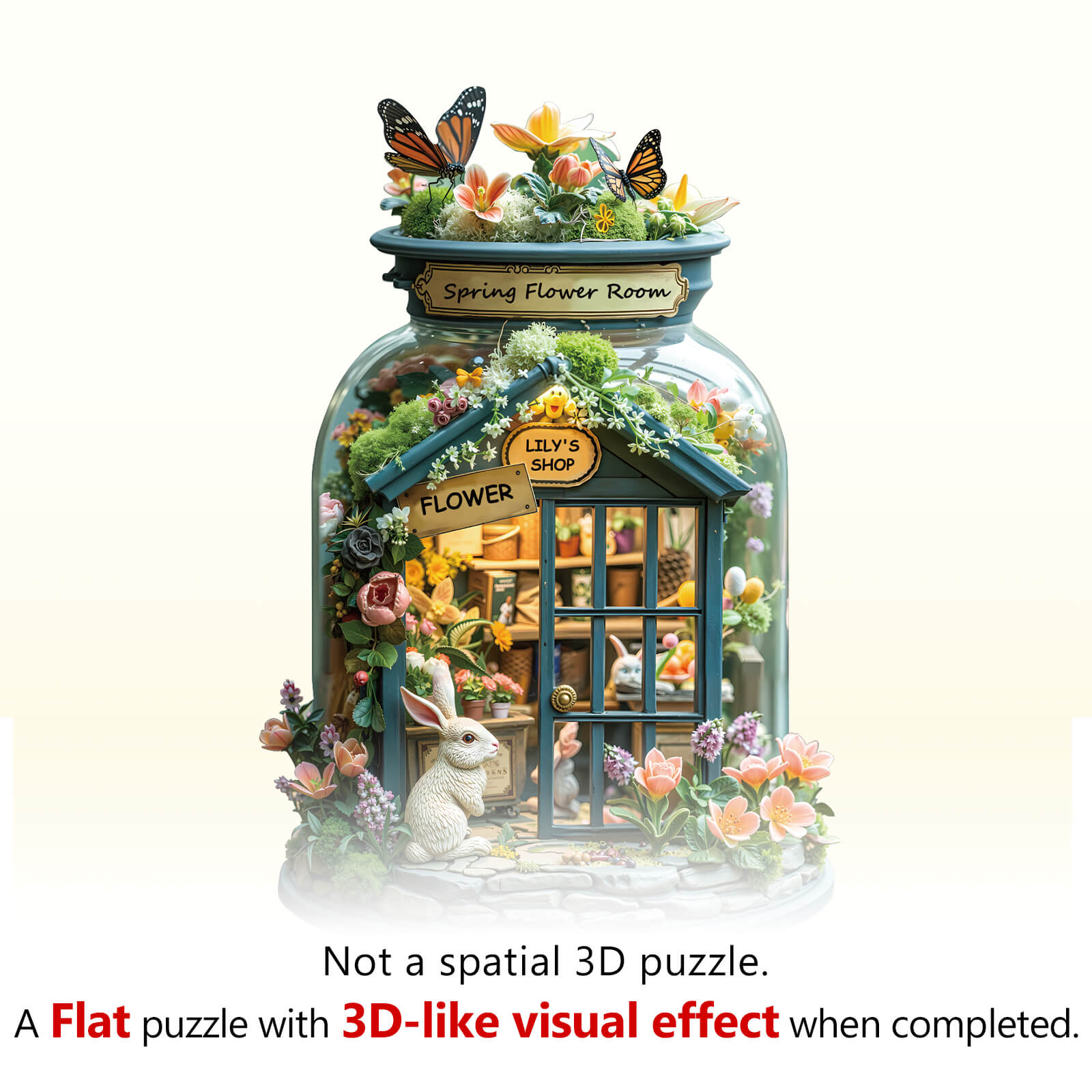 Lily's Flower Shop Wooden Jigsaw Puzzle