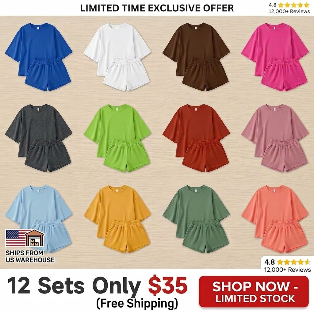 Women's 3/4 Sleeve Lounge Set